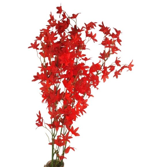 Artificial Red Floral Stems Filler Flowers - 2 Stems 42" Tall - DIY Decor & Craf - Picture 10 of 12